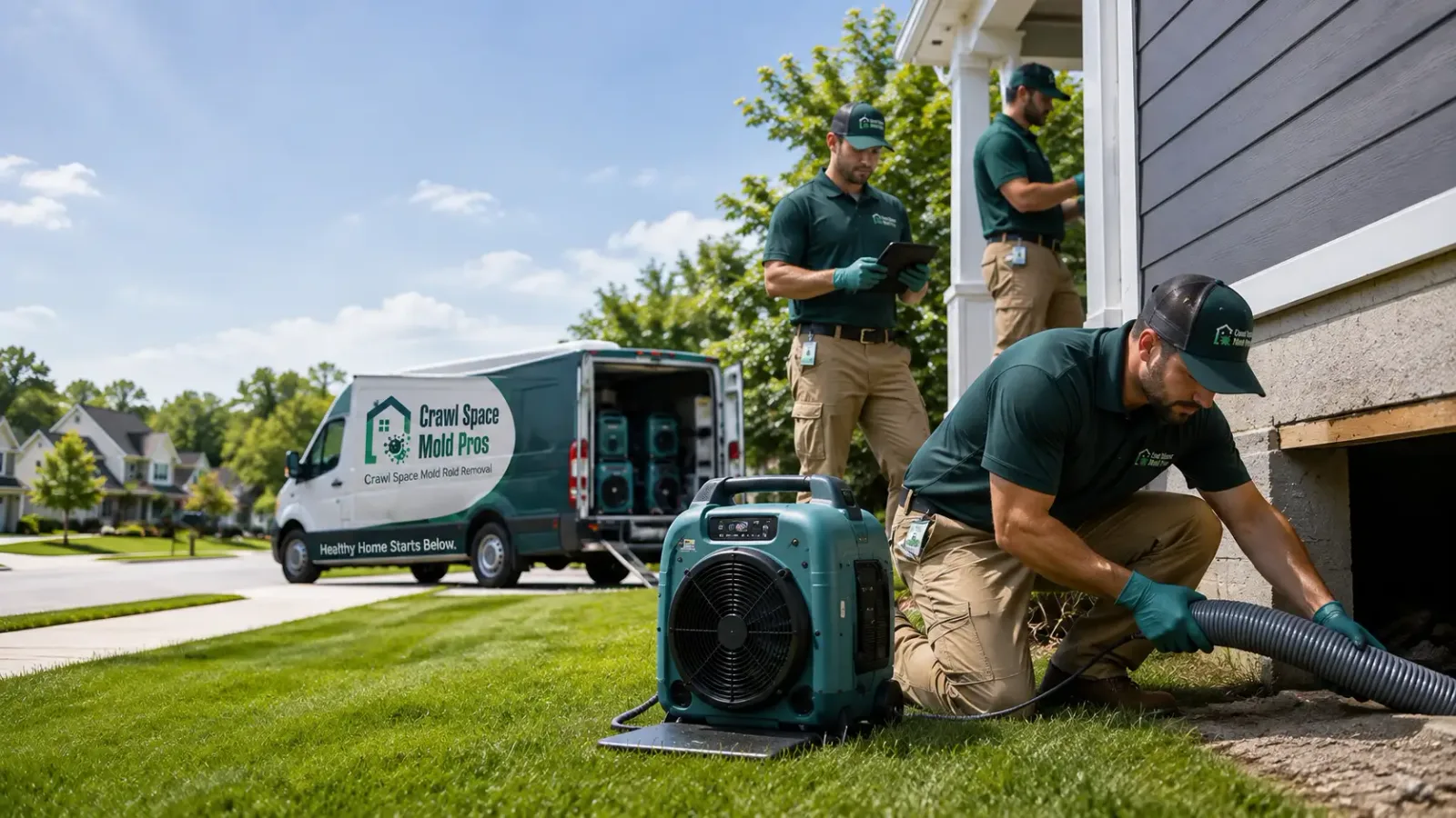 Crawl Space Mold Removal in Newton Hamilton, PA